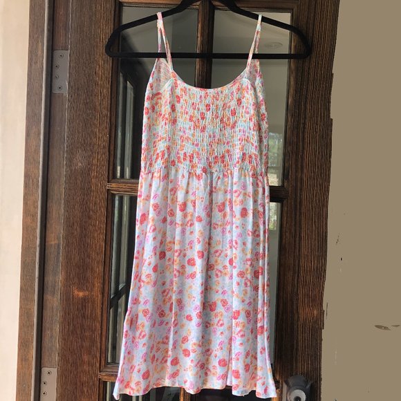 H&M Divided Floral Print Dress with Smocking - Picture 2 of 7